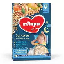 Avižų košė obuolių ir kriaušių skonio nuo 6mėn. MILUPA, 250 g
