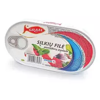 Silkių filė pomidorų padaže GRAAL, 170 g