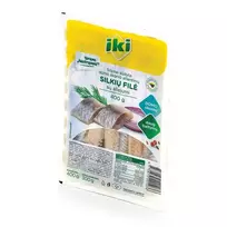 Dūmų skonio Atlantinių silkių filė IKI, 400 g