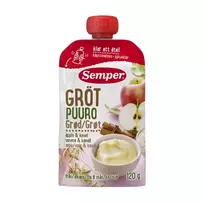 Ryžių-avižų košė obuolių,cinamono 6 mėn. SEMPER RTE, 120 g