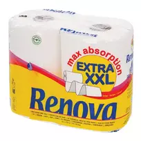Popieriniai rankšluosčiai RENOVA MAXI ABSORPTION EXTRA XXL, 2 vnt.