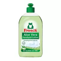 Indų plovimo priemonė su alijošiumi FROSCH, 500 ml