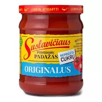 Pomidorų padažas SUSLAVIČIAUS ORIGINALUS, 490 g