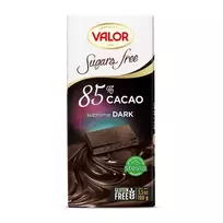 Becukris juodasis šokoladas 85% VALOR, 100 g