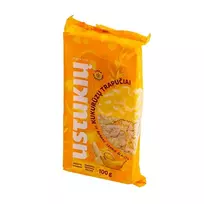 Kukurūzų trapučiai su bananų skonio glaistu, 100 g