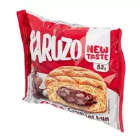 Pyragėlis su kakavos įdaru ir pieniniu šokoladu KARUZO, 82 g