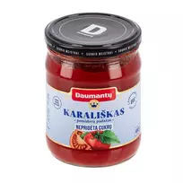 Pomidorų padažas Karališkas nepridėta cukrų DAUMANTŲ, 480 g