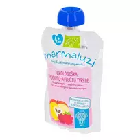 Ekologiška obuolių ir aviečių tyrelė MARMALUZI (nuo 4 mėn.), 90 g