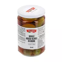 Alyvuogių miksas su kauliukais SANTOLINO, 314 ml