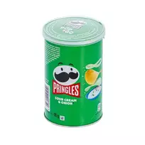 Grietinės ir svogūnų skonio bulvių traškučiai PRINGLES, 70 g