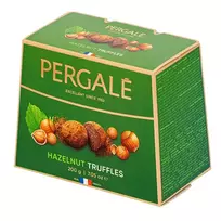 Triufeliai lazdyno riešutų skonio PERGALĖ Hazelnut, 200 g