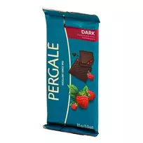 Juodasis šokoladas su avietėmis PERGALĖ, 85 g