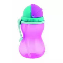 Gertuvė su šiaudeliu CANPOL BABIES, 370 ml