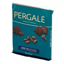 Juodasis šokoladas 72% PERGALĖ, 200 g