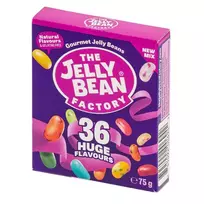 Įvairių vaisių skonių saldainiai JELLY BEAN, 75 g