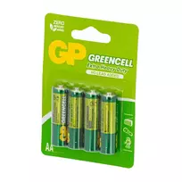 Baterijos GP GREENCELL, R6 AA, 4 vnt.