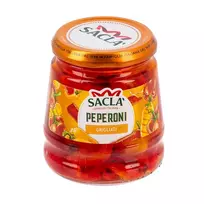 Ant grotelių keptos saldžiosios paprikos, aliejuje SACLA, 290 g