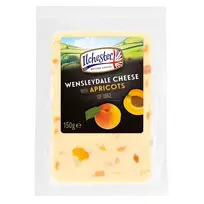 Sūris su abrikosais ILCHESTER WENSLEYDALE, 37% rieb., 150 g