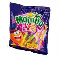 Kramtomosios lazdelės MAMBA MAGIC STICKS, 140 g