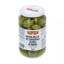 Žaliosios alyvuogės SANTOLINO BELLA DI CERIGNOLA, 580 ml
