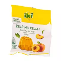 Želė milteliai persikų skonio IKI, 80 g