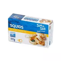 Kalmarai augaliniame aliejuje SUN&SEA, 110 g