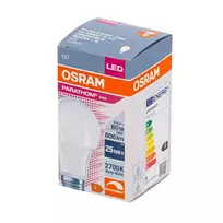 LED lemputė OSRAM Frosted, CL A60 E27 8.8W, 806lm, Pritemdoma