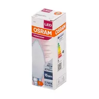 LED lemputė OSRAM Frosted,Cl B40 E14 4.9W, 470lm