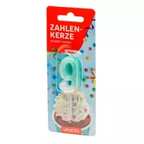Žvakutė tortui VIVESS skaičius 9