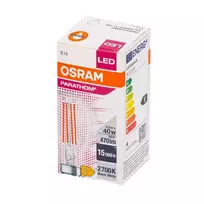 LED lemputė OSRAM Retrofit, skaidri, Cl P40, E14, 4W, 470lm