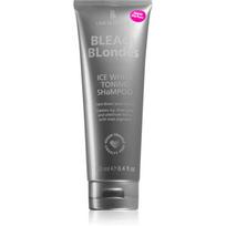Lee Stafford Bleach Blondes Ice White neutralizuojamasis sidabrinės spalvos šampūnas šviesiems ir šviesintiems plaukams 250 ml