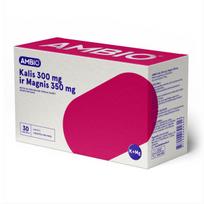 AMBIO KALIS 300 mg IR MAGNIS 350 mg, 30 paketėlių geriamajam tirpalui