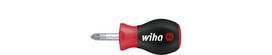 Atsuktuvas Wiha SoftFinish® Phillips, trumpas Stubby(PZ2 x 25x6mm)