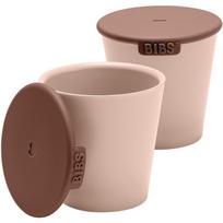 BIBS Cup Set puodelis su kamšteliu Blush 2 vnt.
