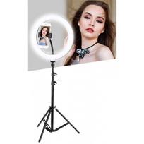 Žiedinė LED makiažo - fotografavimo lempa su stovu 60W