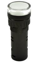 AD16-16E/W-12 indikatoriaus lemputė, 16 mm, balta, LED 12V