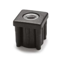 Įdėklas kvadratiniams profiliams NDX.Q-50x2.5-M16 - technopolimeras