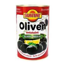 Juodos alyvuogės be kauliuku SUNTAT, 4250g