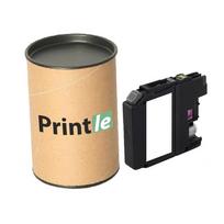Brother LC-125XLM kasetė purpurinė/magenta 1200psl (Printle) LC125XL (su mikroschema)