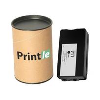 HP 711 (CZ133A) kasetė juoda/black 73ml (Printle)  (su mikroschema)
