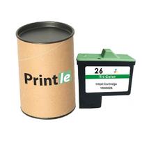 Lexmark Nr.26 (10N0026E) kasetė color 368psl (Printle)  (su mikroschema)