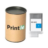 Canon PFI-107C (6706B001) cyan 130ml (Printle) PFI107C (su mikroschema)