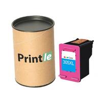HP 305XL (3YM63AE) kasetė spalvota/color 200psl (Printle)  (su mikroschema)
