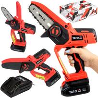 Rankinis akumuliatorinis grandininis pjūklas YATO 4'' 18V