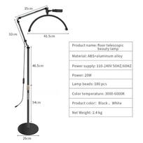 Andoer firmos LED šviesos apšvietimo sistema HD-M2X - juodos spalvos