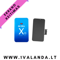 Ekranas incell Apple iPhone XR telefonui