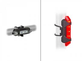 Author A-Stake Mini USB įkraunamas dviračio žibintų rinkinys