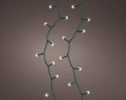 Elektrinė girlianda BUDGET BASIC LIGHTS, 200 LED, IP44, šaltai balta, 12.95 m