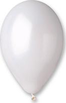 GoDan Gemar Metaliniai balionai Baltos, 25 cm, 100 vnt.