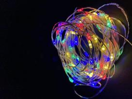 Elektrinė girlianda COPPER WIRE, 400 LED, IP44, 4.35 W, 12 V, įvairių spalvų, 52.9 m